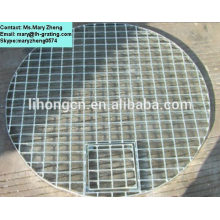 Hot dip galvanized steel grating,gully grating,round trench cover grating